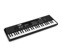 MAX KD54 - Piano digital infantil de 54 teclas color negro