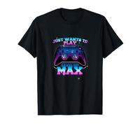 MAX - LEVEL UP con controller: SOLO QUIERE JUGAR Camiseta