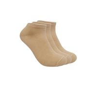 Max Lindner - Calcetines cortos de algodón para hombre y mujer, 3/6/12 pares, transpirables y cómodos, cintura cómoda, fabricados en Alemania, beige, 44-46