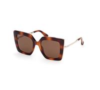 Max Mara Mujer Max Mara MM0051 DESIGN4 53E Gafas de sol Inyectado la Habana Marrón Cat Eye Normal