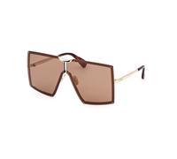 Max Mara Mujer Max Mara MM0117 MILLER 32E Gafas de sol Metal Oro Marrón Máscara Normal