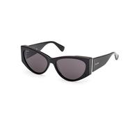 Max Mara Mujer Max Mara MM0132 HINGE-1 01A Gafas de sol Acetato Negro Fumar Cat Eye Normal