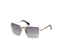 Max Mara Mujer Max Mara MM0135 MILLER-3 30B Gafas de sol Metal Oro Fumar Cuadrada Normal