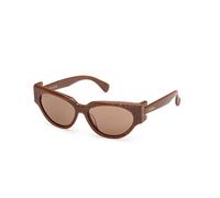 Max Mara Mujer Max Mara MM0139 CLIP-1 56E Gafas de sol Acetato la Habana Marrón Cat Eye Normal