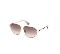 Max Mara Mujer Max Mara MM0143 MILLER-4 32F Gafas de sol Metal Oro Marrón Cuadrada Normal