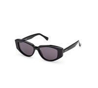 Max Mara Mujer Max Mara MM0161 LEE4 01A Gafas de sol Acetato Negro Fumar Redonda Normal