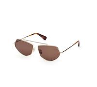 Max Mara Mujer Max Mara MM0165 JOEY 32E Gafas de sol Metal Oro Marrón Redonda Normal