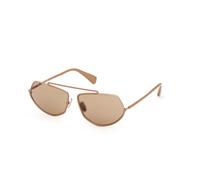 Max Mara Mujer Max Mara MM0165 JOEY 45E Gafas de sol Metal Marrón Marrón Redonda Normal