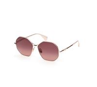 Max Mara Mujer Max Mara MM0168 MILLER 28F Gafas de sol Metal Oro Marrón Geométrico Normal