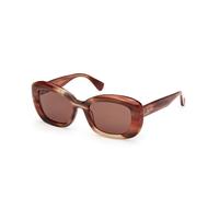 Max Mara Mujer Max Mara MM0170 ELIZABETH 1 68E Gafas de sol Acetato Naranja Marrón Redonda Normal
