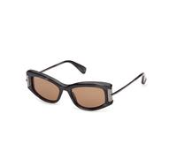 Max Mara Mujer Max Mara MM0189 63E Gafas de sol Acetato Negro Fumar Cat Eye Normal