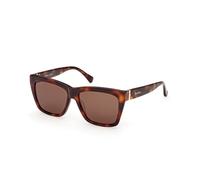 Max Mara Mujer Max Mara MM0193 52E Gafas de sol Acetato la Habana Marrón Cuadrada Normal