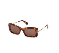 Max Mara Mujer Max Mara MM0194 52E Gafas de sol Acetato la Habana Marrón Cuadrada Normal