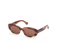 Max Mara Mujer Max Mara MM0196 68E Gafas de sol Acetato Marrón Marrón Redonda Normal