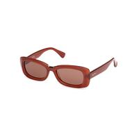 Max Mara Mujer Max Mara MM0197 42E Gafas de sol Acetato Naranja Marrón Cuadrada Normal