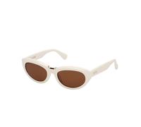 Max Mara Mujer Max Mara MM0203 25E Gafas de sol Blanco Marrón Geométrico Normal