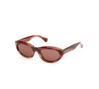 Max Mara Mujer Max Mara MM0203 68E Gafas de sol Rojo Marrón Geométrico Normal