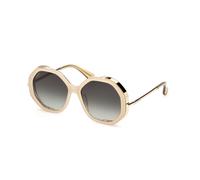 Max Mara Mujer MM0094 LIZ 25P Gafas de sol Acetato Marfil Verde Geométrico Normal