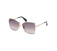 Max Mara Mujer MM0097 MENTON1 32B Gafas de sol Metal Oro Fumar Mariposa Normal