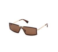 Max Mara Mujer MM0118 MILLER1 32E Gafas de sol Metal Oro Marrón Cuadrada Normal