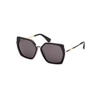 Max Mara Mujer MM0136 MILLER-5 01A Gafas de sol Acetato Negro Fumar Geométrico Normal