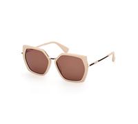 Max Mara Mujer MM0136 MILLER-5 25E Gafas de sol Acetato Marfil Marrón Geométrico Normal