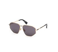 Max Mara Mujer MM0143 MILLER-4 30A Gafas de sol Metal Oro Fumar Cuadrada Normal