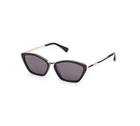 Max Mara Mujer MM0162 MILLER7 01A Gafas de sol Acetato Negro Fumar Redonda Normal