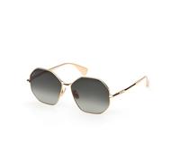 Max Mara Mujer MM0168 MILLER 30P Gafas de sol Metal Oro Verde Geométrico Normal