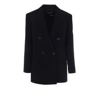 Max Mara Studio - Blazer Cady de un solo botón - Jackets - Mujer - Negro - 2XS -