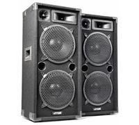 MAX MAX210 Altavoz Pasivo con 2 Woofers de 10" + Medios y Tweeter - Sonido Potente y Claro para DJ móvil, Karaoke, Fiestas y Eventos - Conjunto de 2 Altavoces - Diseño Compacto y Robusto