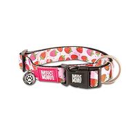 MAX & Molly - Collar para Perro y Cachorro con Hebilla eléctrica, Estilo Divertido para Perros pequeños, medianos y Grandes, Impermeable, cómodo, Ajustable, Incluye identificación de Mascota con