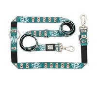 MAX & Molly Correa multifunción para Perros de 2 m con 2 mosquetones, Correa para el Cuello Coffee Break/M Acolchada, Segura y Flexible, Comodidad para tu Fiel compañero