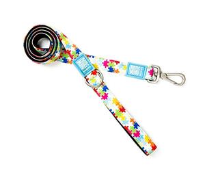 Max & Molly Rompecabezas Colorido | diseño único | cómodo | Seguro | Neopreno Acolchado | Deportivo y Elegante | Correas Cortas, XS