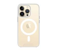 Max Power Digital Compatible con Magsafe para móvil Apple iPhone 14 Pro Funda Carcasa Silicona Transparente Resistente
