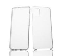 Max Power Digital Funda 360º para móvil Samsung Galaxy A51 / M40s Silicona Transparente - Carcasa Resistente Full Body Delantera y Trasera Doble Cara Completa Entera