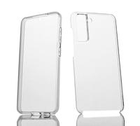 Max Power Digital Funda 360º para móvil Samsung Galaxy S21 FE Silicona Transparente - Carcasa Resistente Full Body Delantera y Trasera Doble Cara Completa Entera (Samsung Galaxy S21 FE)