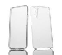 Max Power Digital Funda 360º para móvil Samsung Galaxy S22 Plus Silicona Transparente - Carcasa Resistente Full Body Delantera y Trasera Doble Cara Completa Entera (Samsung Galaxy S22 Plus)