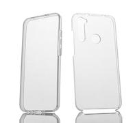Max Power Digital Funda 360º para móvil Xiaomi Redmi Note 8 Silicona Transparente - Carcasa Resistente Full Body Delantera y Trasera Doble Cara Completa Entera (Xiaomi Redmi Note 8)