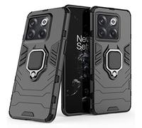 Max Power Digital Funda para móvil OnePlus 10T Carcasa Magnética con Anillo Imán Antigolpes Resistente Rígida Dura [Tecnología Absorción Golpes] (OnePlus 10T, Negro)