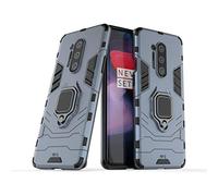 Max Power Digital Funda para móvil Oneplus 8 Pro Carcasa Magnética con Anillo Imán Híbrida Antigolpes Resistente Rígida Dura [Tecnología de Absorción de Golpes] (Oneplus 8 Pro, Azul Marino)