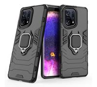 Max Power Digital Funda para móvil OPPO Find X5 Carcasa Magnética con Anillo Imán Antigolpes Resistente Rígida Dura [Tecnología Absorción Golpes] (OPPO Find X5, Negro)