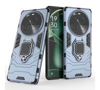 Max Power Digital Funda para móvil OPPO Find X6 Carcasa Magnética con Anillo Imán Antigolpes Resistente Rígida Dura [Tecnología Absorción Golpes] (OPPO Find X6, Azul Marino)