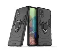 Max Power Digital Funda para móvil Samsung Galaxy A71 5G Carcasa Magnética con Anillo Imán Híbrida Antigolpes Resistente Rígida Dura [Tecnología de Absorción de Golpes] (Samsung Galaxy A71 5G, Negro)