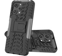 Max Power Digital Funda para móvil Xiaomi Redmi 12 con Soporte Protección 360 Grados 2 en 1 Carcasa Dura Resistente Antigolpes Protectora Heavy Duty Rugged Armor Case (Xiaomi Redmi 12, Negro)