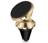 Max Power Digital Soporte de Móvil Coche Magnético Agarre Fuerte Sujección Teléfono Clip de Montaje en Rejilla de Aire Soporte Imán (Oro)