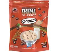 MAX PROTEIN - Crema de Arroz - Crema de Arroz Fitness 1000g - Fuente de Carbohidratos de Máxima Calidad para Masa Muscular - Ideal Pre Entreno y Post Entreno - Vegana y Sin Lactosa - Conguitos Dark