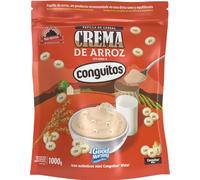 MAX PROTEIN - Crema de Arroz - Crema de Arroz Fitness 1000g - Fuente de Carbohidratos de Máxima Calidad para Masa Muscular - Ideal Pre Entreno y Post Entreno - Vegana y Sin Lactosa - Conguitos White