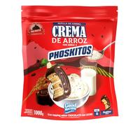 Max Protein Crema De Arroz Fitness Phoskitos 1000G | Crema de arroz vegana y sin lactosa. Carbohidratos de máxima calidad para masa muscular, ideal para pre y post entreno.