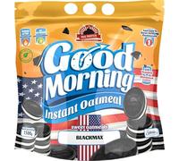 MAX PROTEIN - Harina de Avena Sabor BlackMax con Toppings 1,5 kg - Avena en Polvo, Sin Azúcar, Fuente de Proteina para Batidos, Ideal para Desayunos Fitness, Pancakes Proteina y Dieta Deportiva